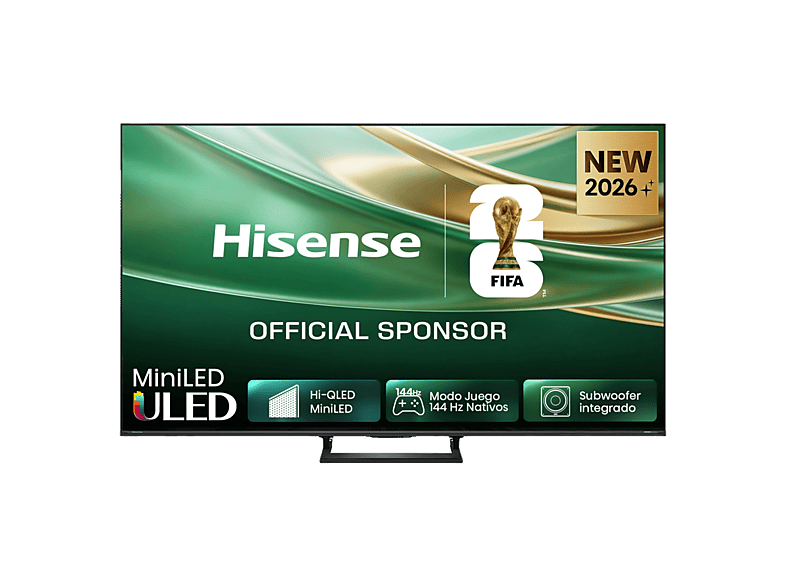 Hisense 50E8S UHD 4K Quad Core / MT9618 Total HDR Subwoofer integrado IA 4K Negro