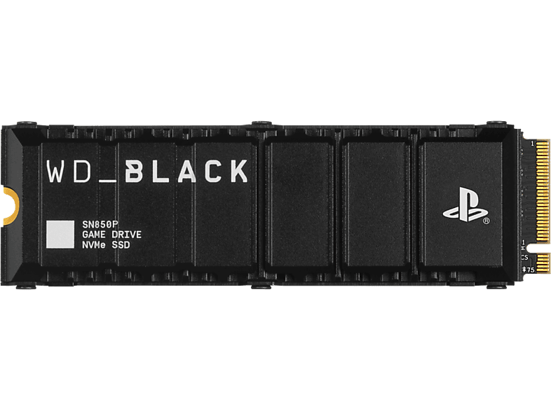 WD_Black SN850P NVMe SSD Almacenamiento para consolas PS5™ Hasta 7200MB/s Negro