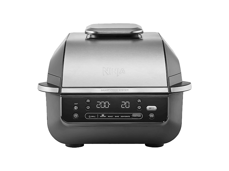 Ninja EG351EU 1760 W Parrilla 5 Funciones de Cocción Sensor de Cocción Digital/Termómetro Negro/Plata