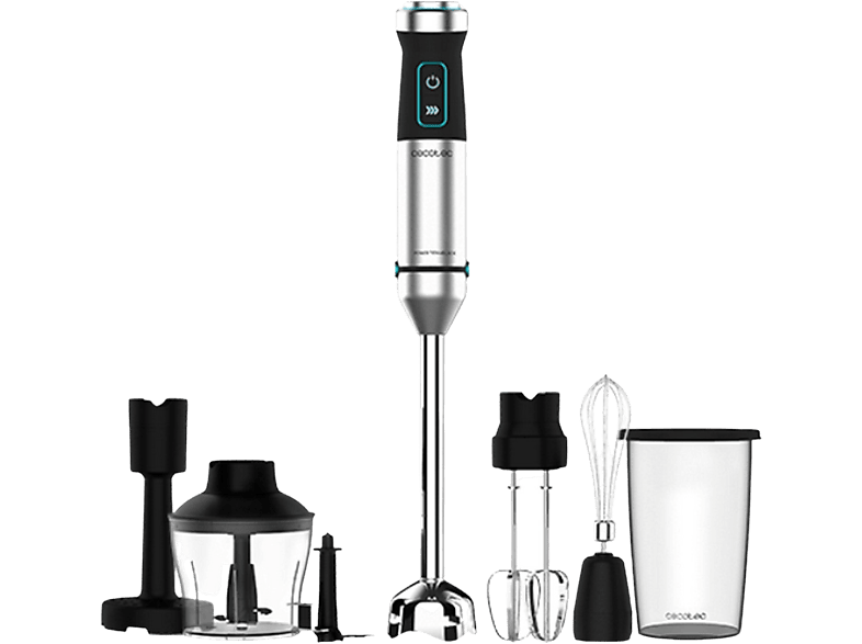 Cecotec Power TitanBlack 1500 XL PerfectCream&Crush 1500 W 0.8 l Función Turbo Plata