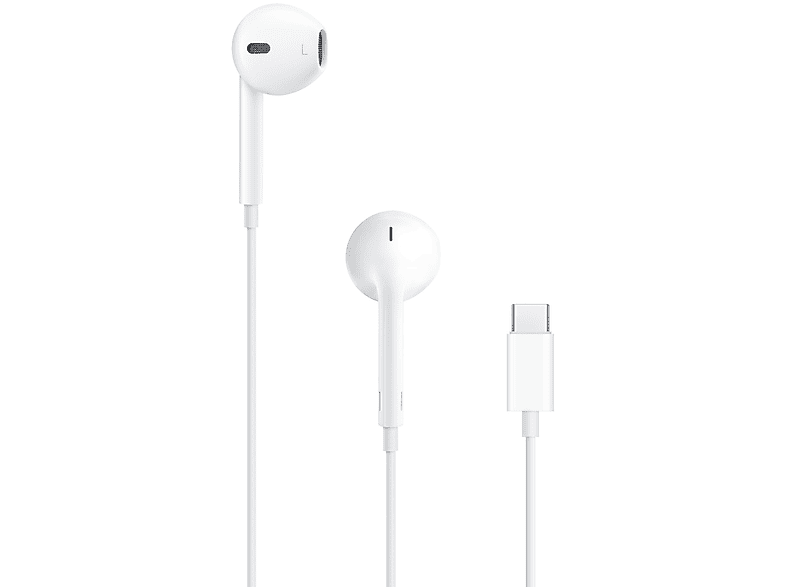 APPLE EarPods Auriculares de botón Cable USB-C Micrófono Blanco