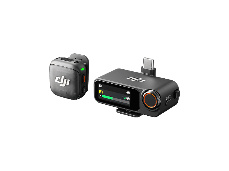 DJI Mic 3 (1 TX + 1 RX) Inalámbrico Cancelación de ruido avanzada 28h Autonomía Negro