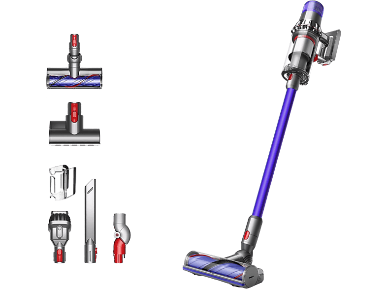Dyson V11™ Extra Potencia succión 185 AW Autonomía 60 min Accesorios Níquel/Morado