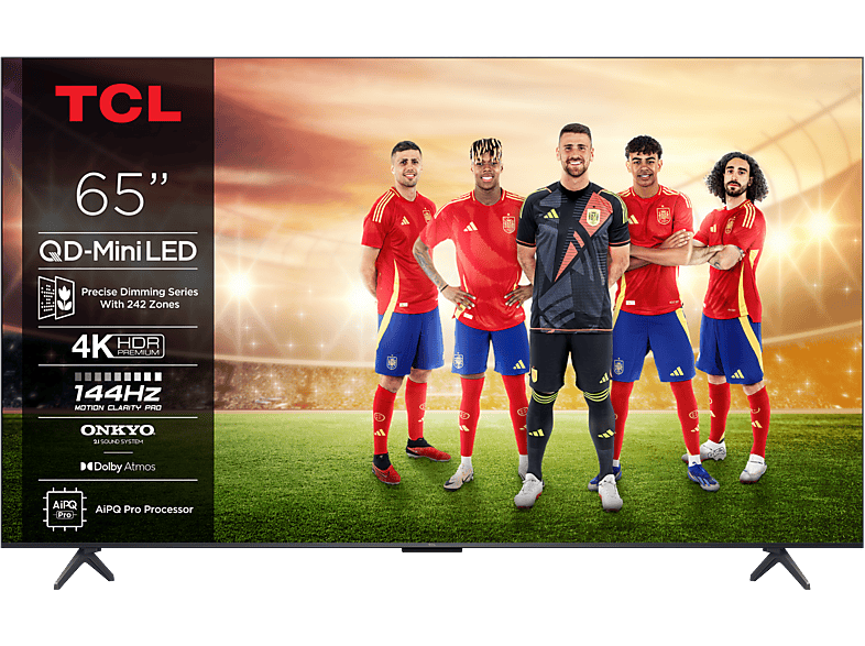 TCL 65C6K UHD 4K AiPQ Pro Processor Smart TV DVB-T2 GoogleTV Negro