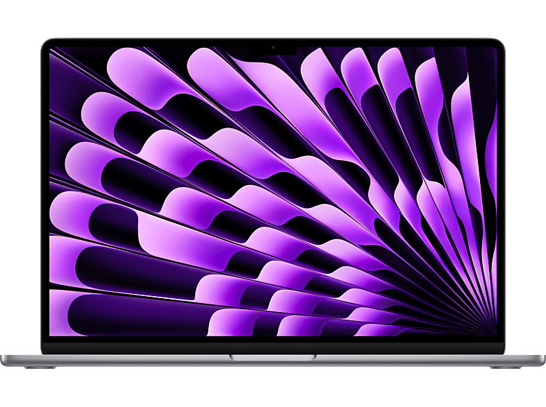 Apple MacBook Air (2024) 15,3 Chip M3 GPU de 10 núcleos 8 GB RAM 256GB de SSD Teclado Magic Keyboard Touch ID macOS Gris espacial