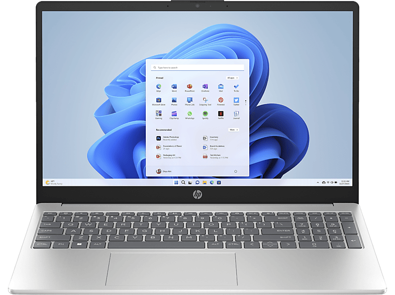 HP 15-fd0069ns 15.6 Full HD Intel® Core™ i5-1335U 16GB RAM 512GB SSD Gráficos Iris® Xe W11 H Plata