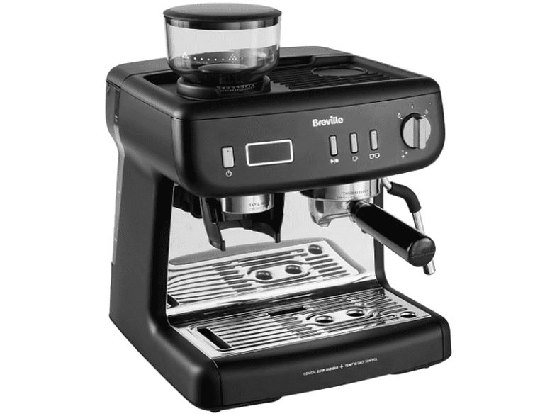 Breville Barista Max+ VCF152X 1600 W 15 bar Hasta 3 tazas Molinillo Tap&Go Negro