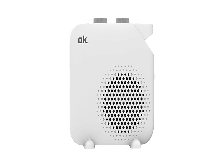 ok. 116586 Termoventilador horizontal 2000W 2 niveles potencia 3 modos Blanco