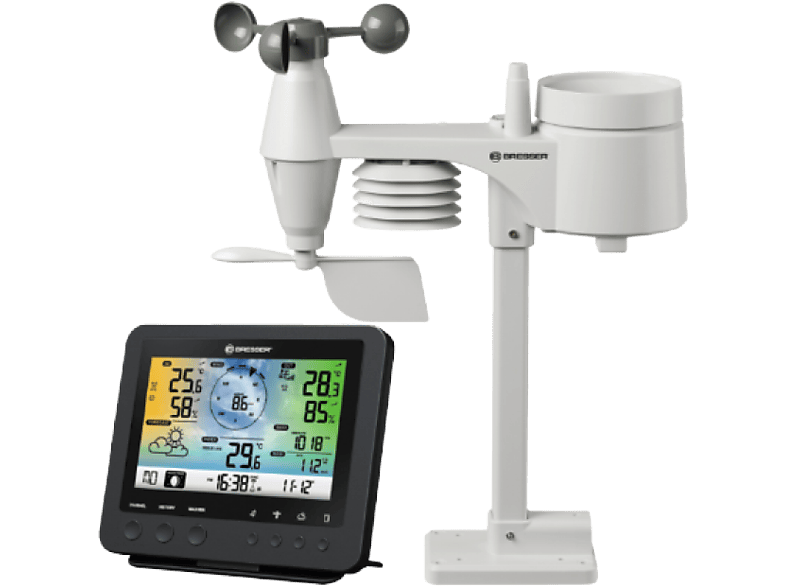 Bresser Color 5-En-1 Sensor P Función WLAN Pantalla a color 5.7 '' Negro