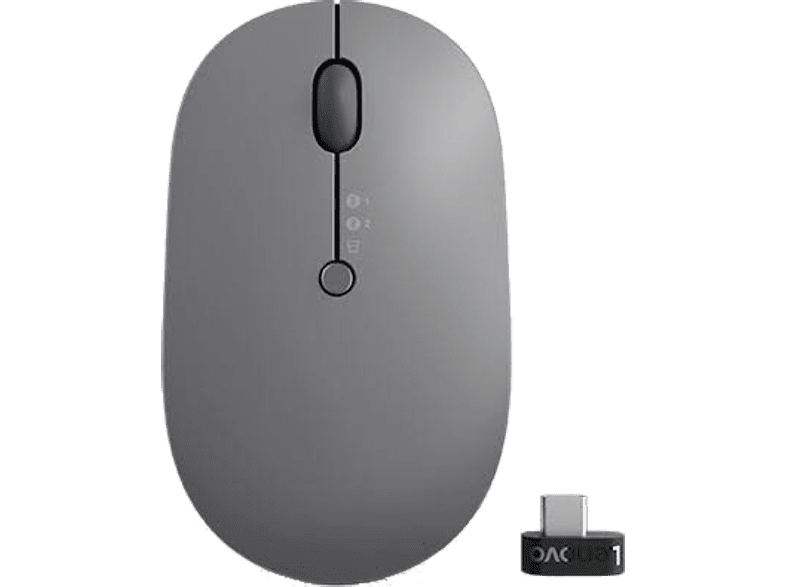 Multidispositivo Lenovo Go Inalámbrico 2400 DPI Gris