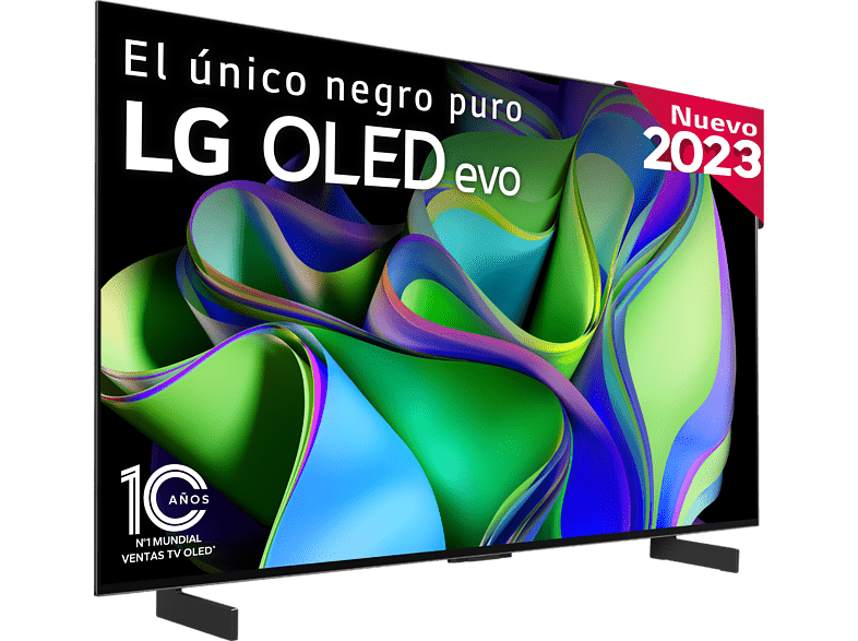 LG OLED42C35LA UHD 4K Inteligente α9  4K Gen6 Smart TV DVB-T2 (H.265) Negro