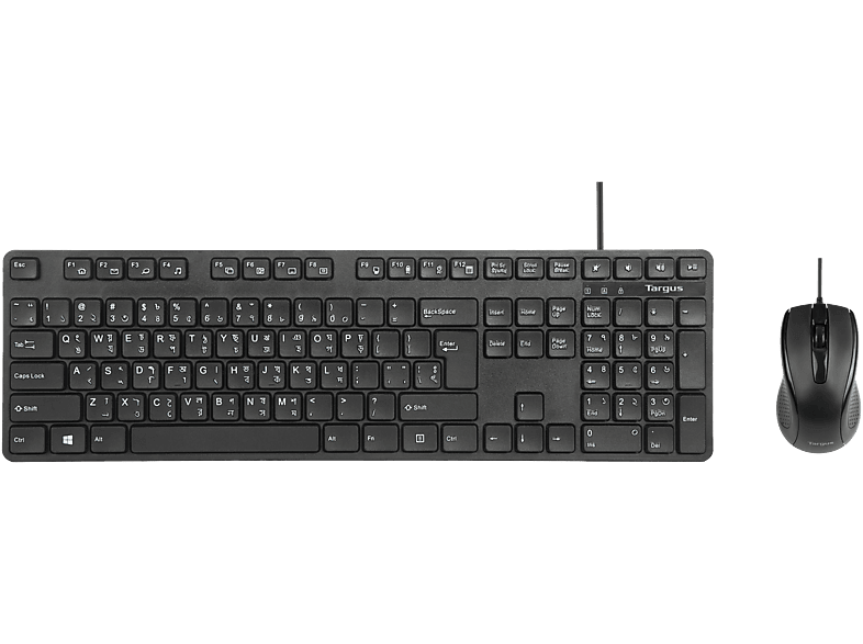 Targus AKM622ES Cable Plug&Play 108 teclas Negro