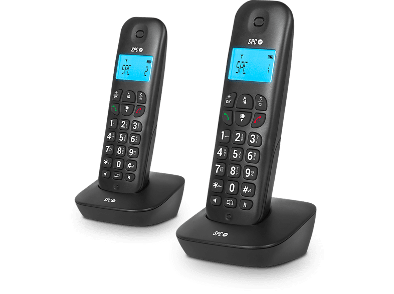 SPC Air Pro Duo Black Inalámbrico Manos libres Agenda 20 núm Negro
