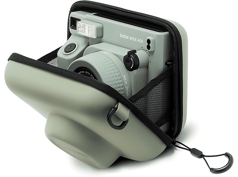 Fujifilm Instax Wide 400 Case Poliuretano Correa de Hombro Ajustable Verde