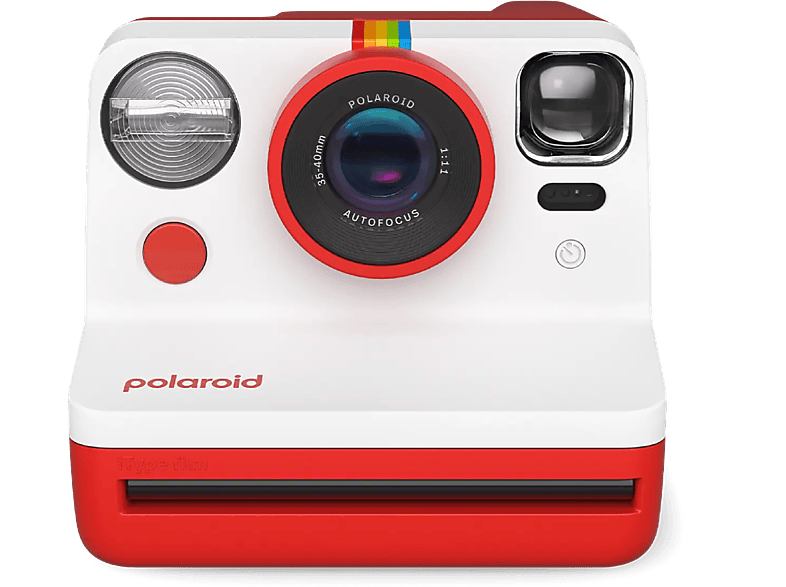 Polaroid Now Generation 2 Flash preciso Exposición doble Batería recargable Rojo