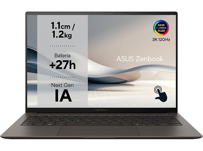 ASUS Zenbook S 14 OLED UX5406SA-PZ240W 14  3K Intel® Core™ Ultra 7 258V 32 GB RAM 1 TB SSD Arc™ Onboard Graphics Windows 11