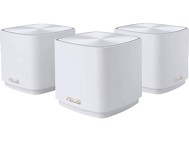 ASUS XD5 (W-3-PK) 3 pack 3 Gbit/s 2 puertos Ethernet Cobertura máxima 465 m² Blanco