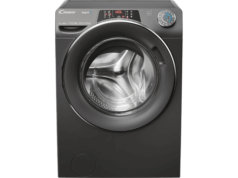 Candy RapidÓ RO1484DWMCRT/1-S 8 kg 1.400 rpm Motor Inverter Wi-Fi Antracita