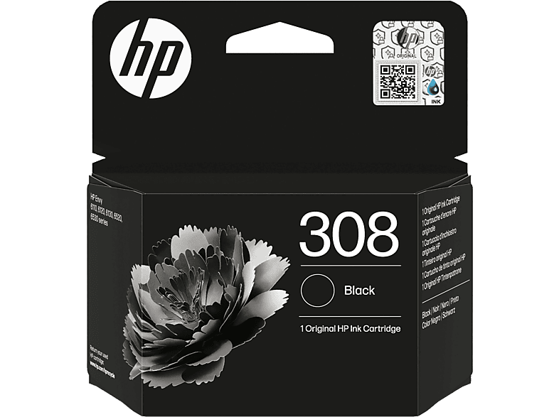 HP 308 Negro  UL ECOLOGO® HP Planet Partners Negro