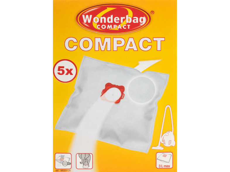 Rowenta WB 3051 WONDERBAG-MINI 5 unidades Microfibra