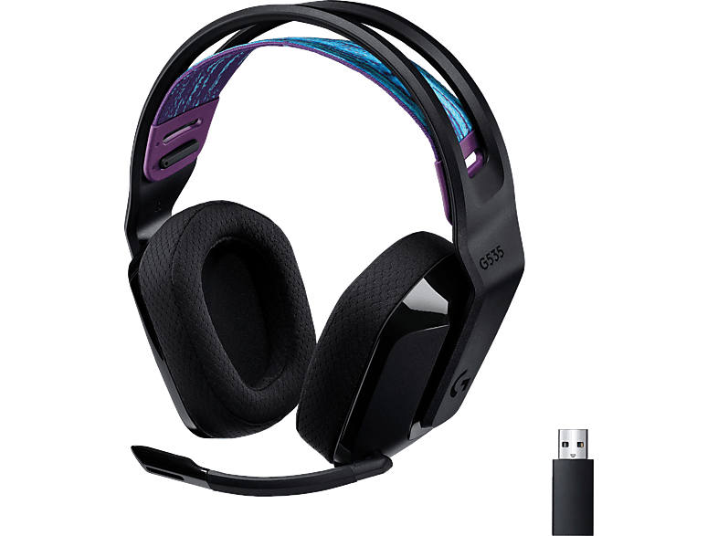 Logitech G G535 Bluetooth Inalámbrico Micrófono Lightspeed PC PS4 PS5 Negro