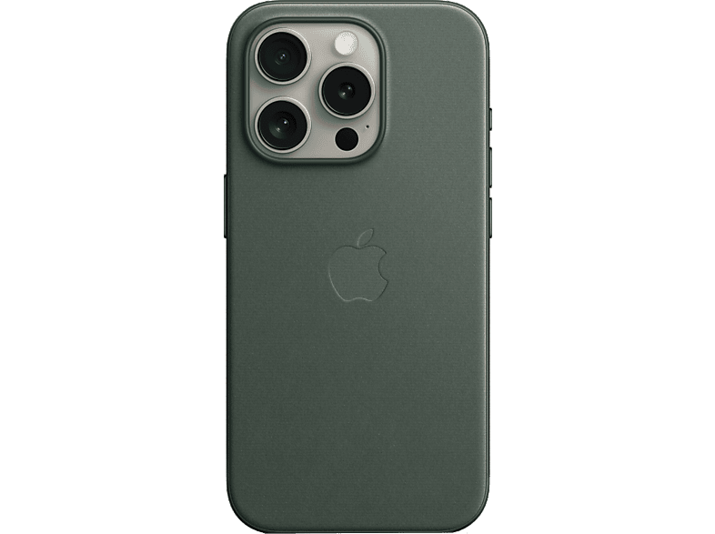 APPLE Funda de trenzado fino con MagSafe para el iPhone 15 Pro Verde perenne