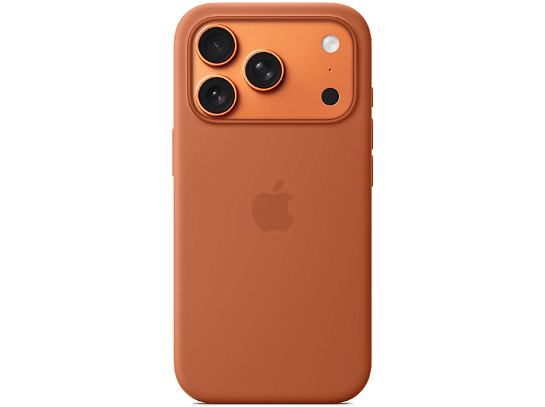 Apple Funda de silicona con MagSafe Para iPhone 17 Pro Max Compatible con correa Crossbody Terracota