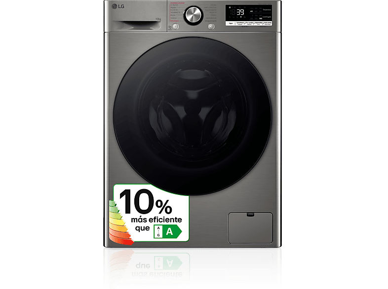 LG F4WR7010AGS Serie 700 10 kg 1400 rpm 14 Programas AI Direct Drive ™ Steam™ Blanco