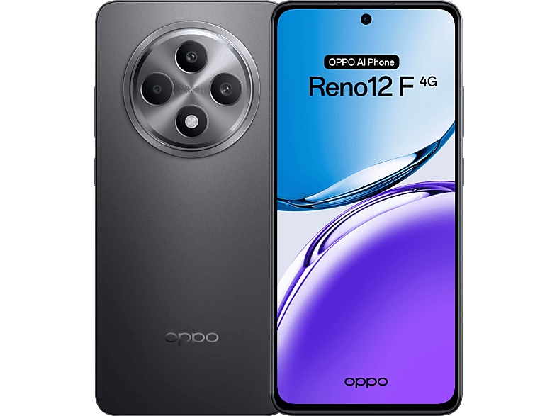 OPPO Reno 12 F 4G  256 GB 8 GB RAM 6.67 AMOLED Full HD+ 120 Hz Qualcomm® Snapdragon 685 5000 mAh Matte Grey Android