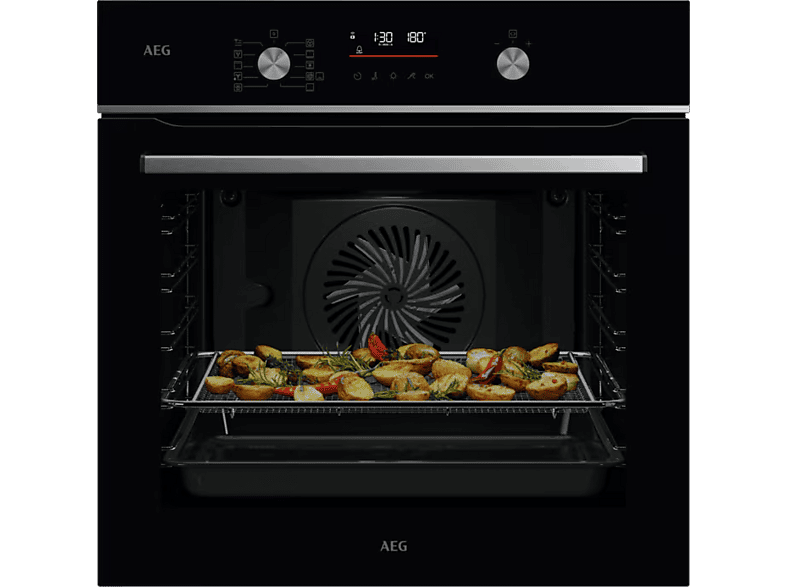 AEG GS6PB51FAB Multifunción Pirolítico 71 l Conectividad 60 cm Negro