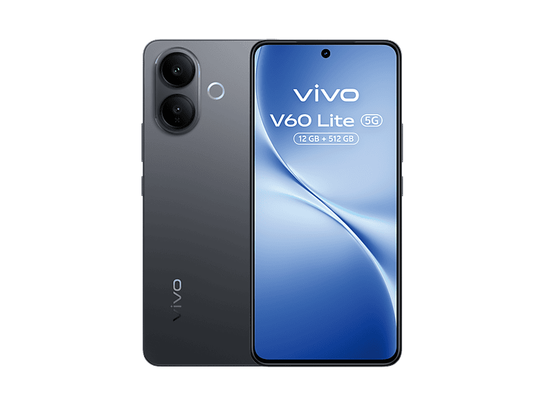 vivo V60 Lite Negro 512GB 12GB RAM 6.77 AMOLED de120Hz Dimensity 7360-Turbo 6500 mAh