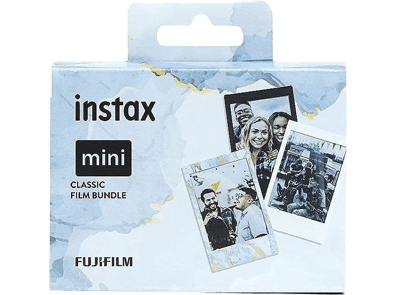 Fujifilm Kit 30 Film Mini Classic Para Polaroid 300 y Instax mini 30 unidades 3 colores Multicolor