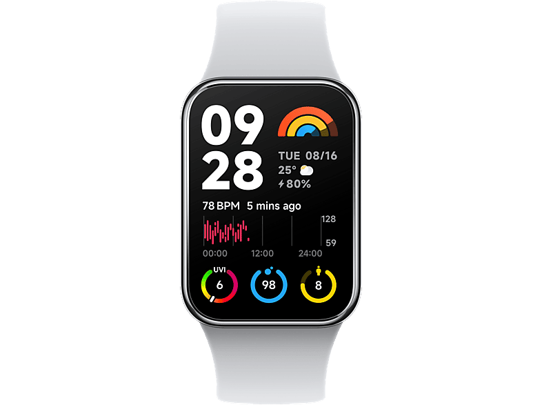 Xiaomi Smart Band 8 Pro 1.74 AMOLED Hasta 14 días 150 modos deportivos Grey