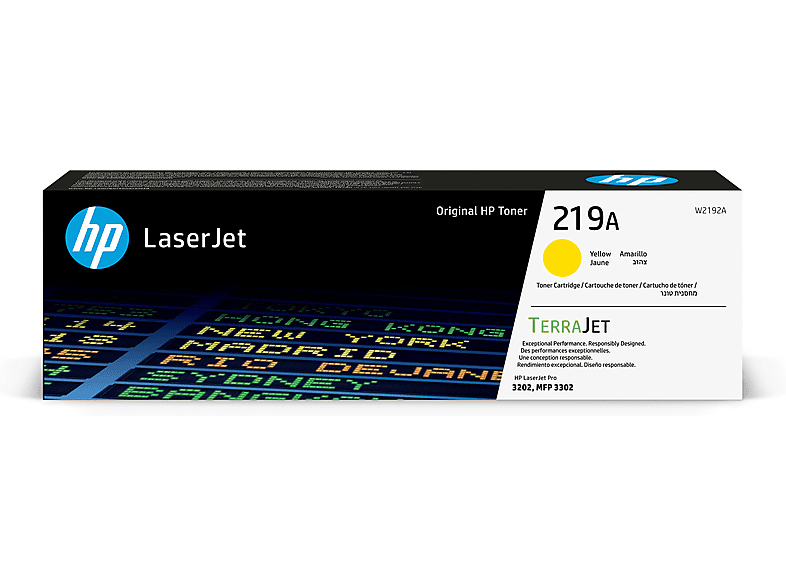 Tóner- HP 219A Laserjet Aproximadamente 1200 páginas HP Planet Partners Amarillo