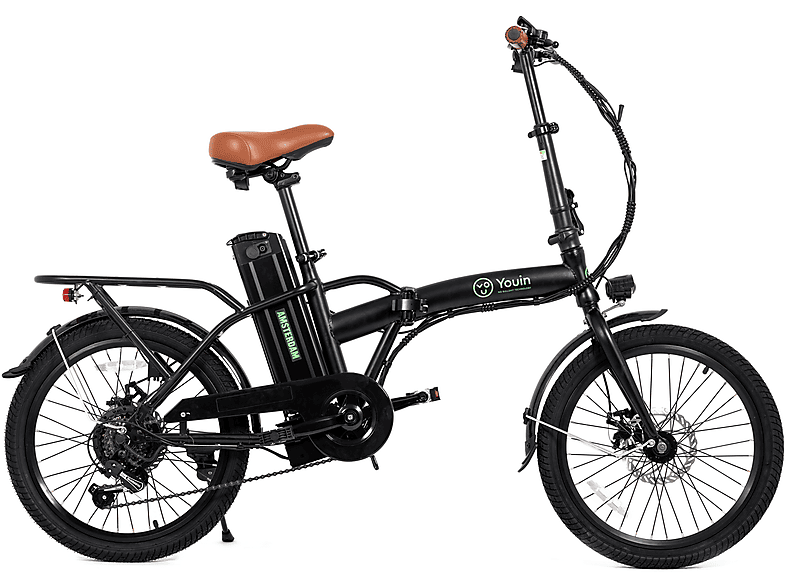 Youin You-Ride Amsterdam 250W 25 km/h Autonomía 45 km Plegable 5 modos IP54 Negro