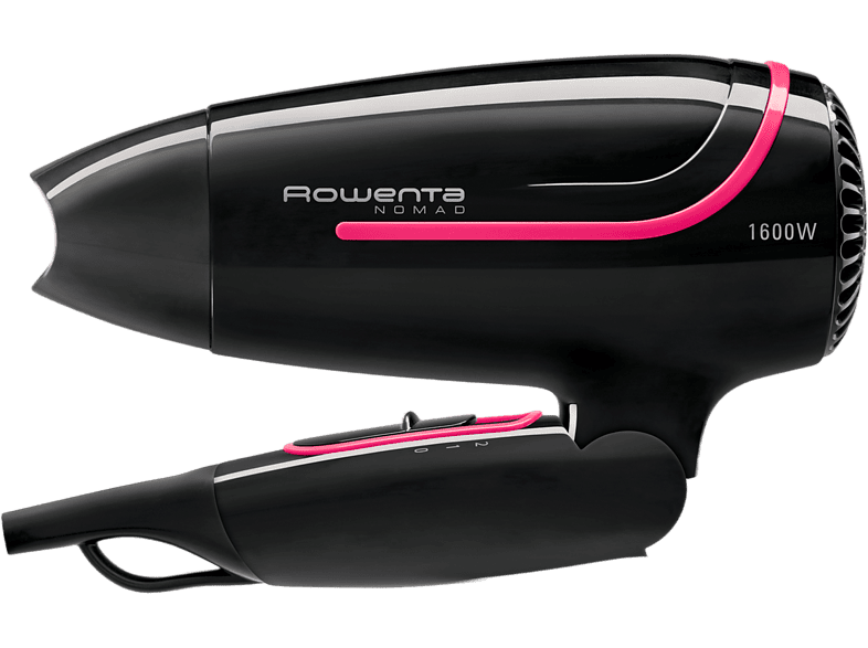 Rowenta CV3323F0 1600 W 2 velocidades 2 temperaturas Motor DC  Plegable Concentrador Negro y rosa