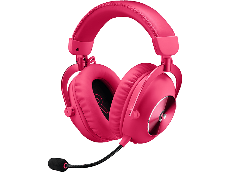 Logitech G Pro X 2 Inalámbrico Bluetooth Transductor de grafeno 7.1 DTS PC/PlayStation/Nintendo Magenta