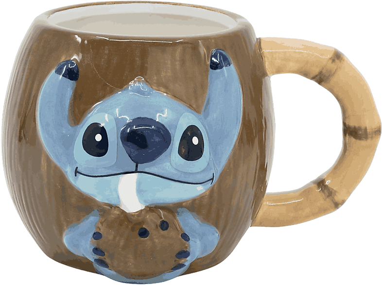 Stitch en coco Lilo & Stitch 3D Cerámica 420 ml