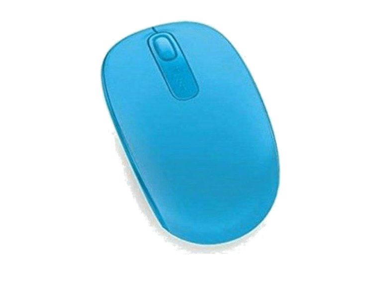 Microsoft Wireless Mobile Mouse 1850 cyan nano transceptor plug-and-go