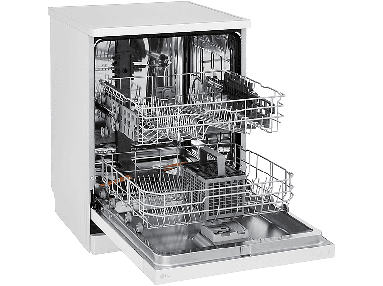 LG DF141FW 14 servicios 5 programas 60 cm QuadWash™ Inverter Direct Drive™ Blanco