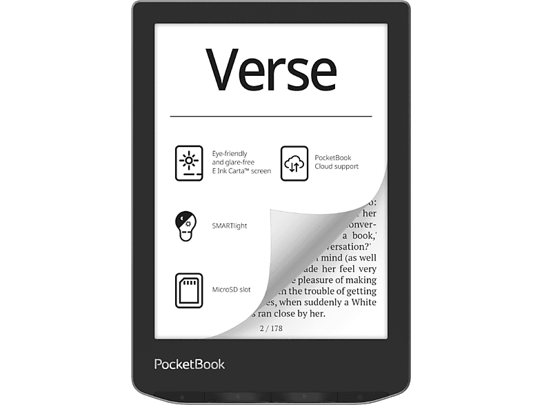 Pocketbook Verse 6 E Ink Carta™ 8 GB SMARTlight adaptativa 212 DPI Bright Blue