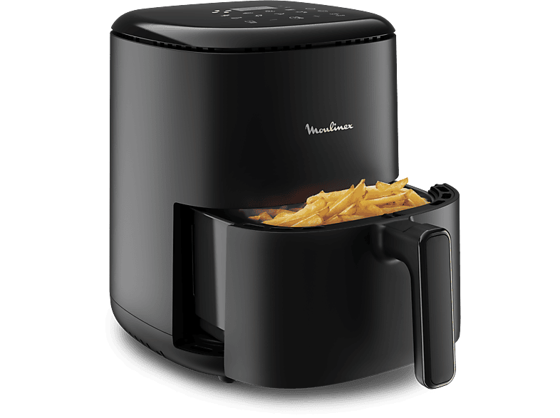 Moulinex Easy Fry Compact EZ1458 1300 W 3 L 200 °C 10 Programas Tecnología Extra-Crisp Temporizador Panel Táctil LCD Negro