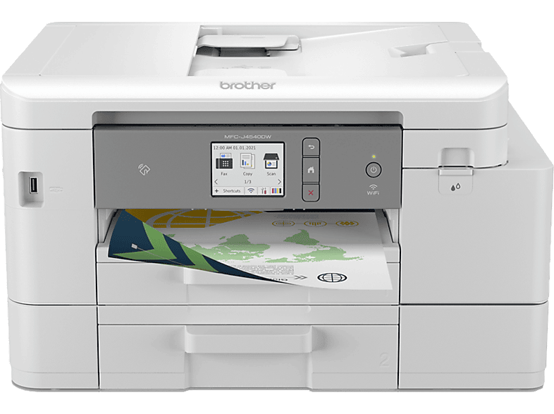 Brother MFCJ4540DW Inyección de tinta Impresión Color/Monocromo Fax Wi-Fi Gris