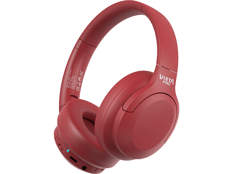 Vieta Pro Motion Circumaurales Bluetooth 50 h Autonomía Rojo