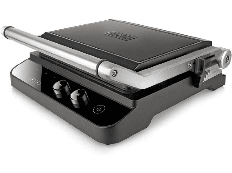 Black & Decker BXGR2000E 2000 W Apertura 180º Doble placa (grill y lisa) Termostato Negro