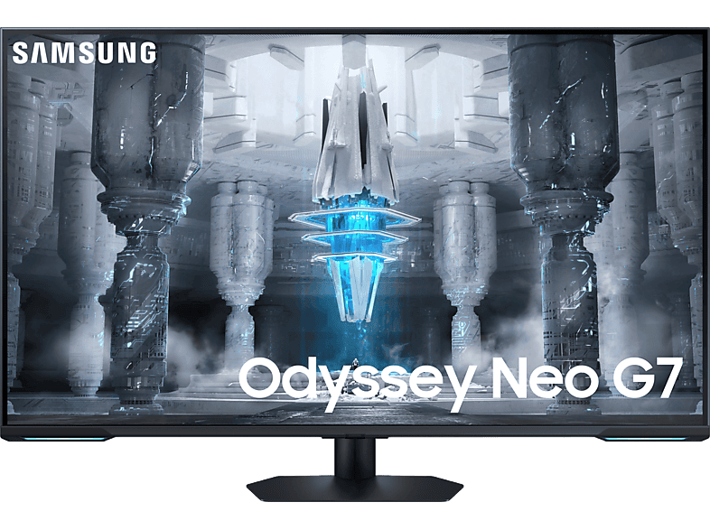 Samsung Odyssey Neo G7 LS43CG700NUXEN 43  UHD 4K 1 ms 144Hz USB Wi-Fi Integrado Bluetooth Blanco/Negro
