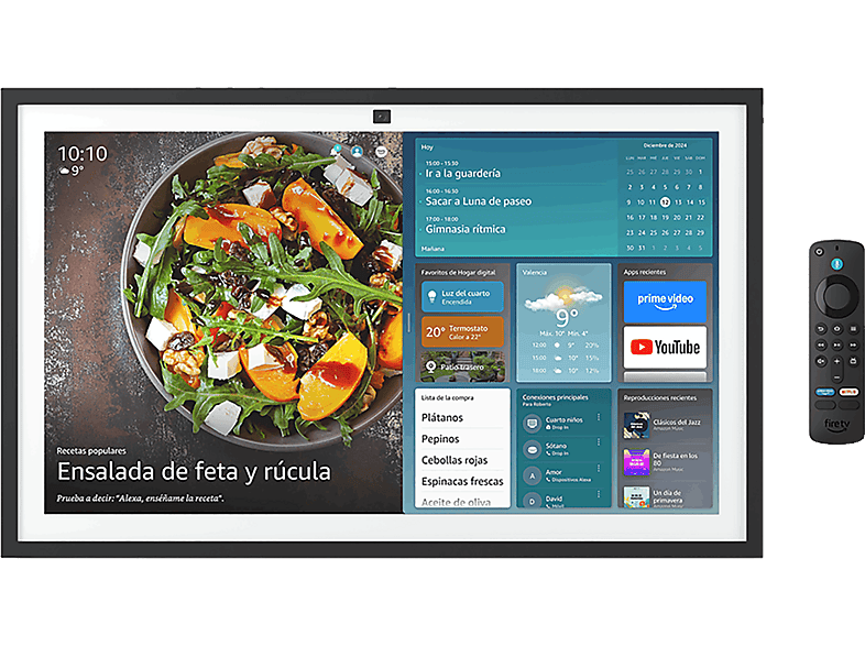 Amazon Echo Show 21 21” 1920 x 1080 Cámara 13 MP 2 Woofers de 51 mm Negro