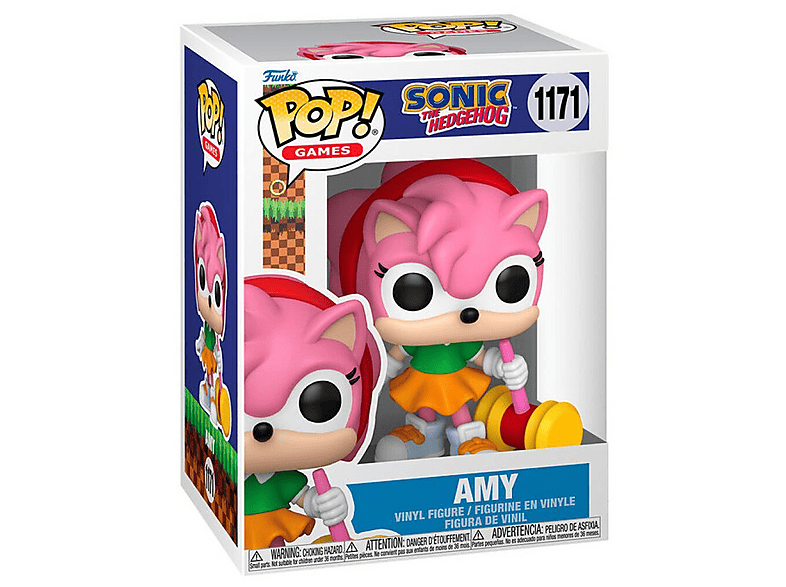 Games. Sonic The Hedgehog: Amy Rose 10 cm Vinilo