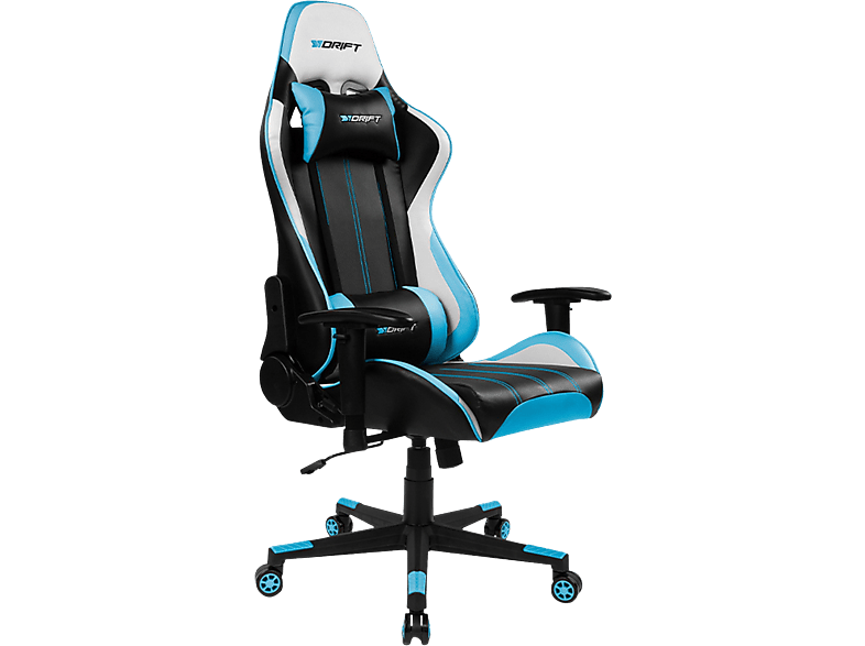 Drift DR175 2D (regulable en altura y anchura) Poliuretano 150kg Giratorio Negro y Azul