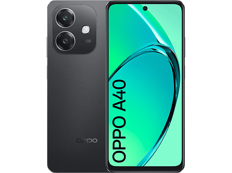 OPPO A40 Sparkle Black 128 GB 6 GB RAM 6.72 LCD HD+ 90Hz Qualcomm® Snapdragon® 6s 4G Gen1 5100 mAh Android